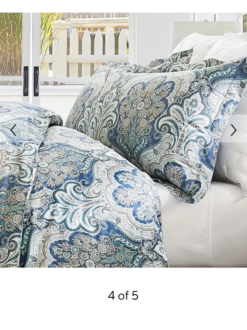 Pottery Barn Duvet cover and shams